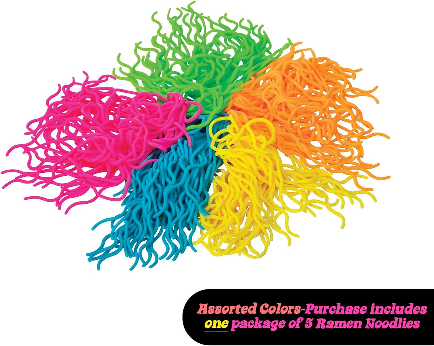 NeeDoh Ramen Noodlies Sensory Toy – Stretchy Noodle Clumps