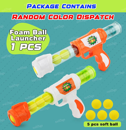 Soft Bullet Gun Launcher – Kids Safe Shooting Toy with Foam Bullets