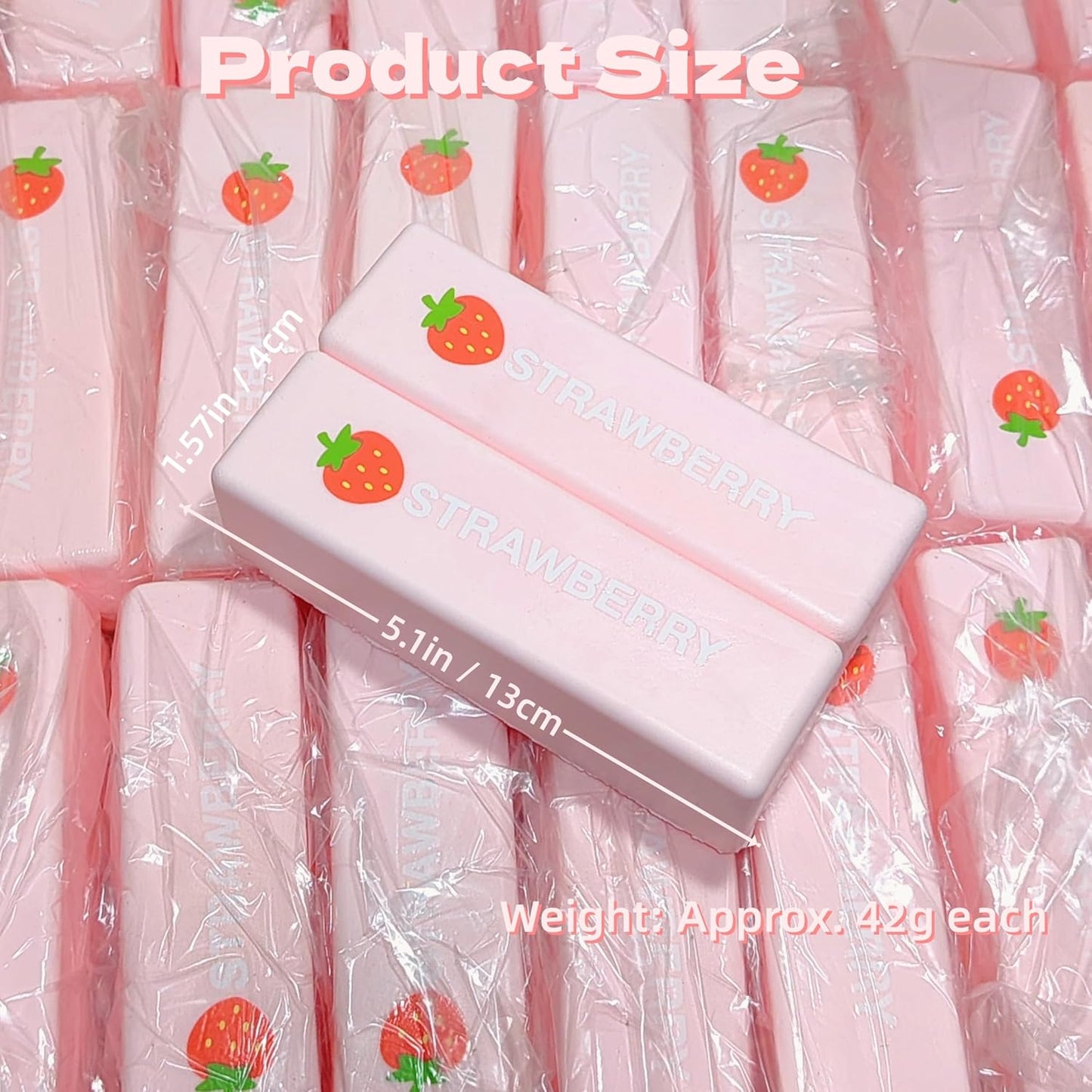 2Pcs Strawberry Chocolate Squishy Set - Stress Relief Fidget Toys