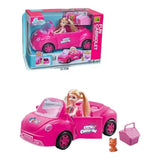 Barbie Doll and Convertible Car Toy Set Budget Store UK