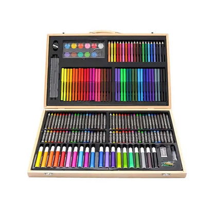 Unleash Your Child's Artistic Potential with the SDMAX Art Set Wooden Box at Budgetstore UK