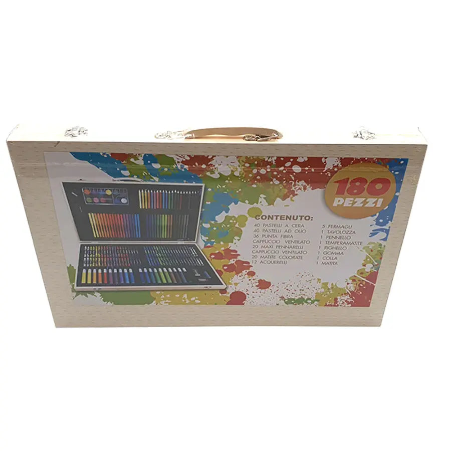 Unleash Your Child's Artistic Potential with the SDMAX Art Set Wooden Box at Budgetstore UK