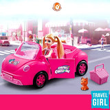 Barbie Doll and Convertible Car Toy Set Budget Store UK