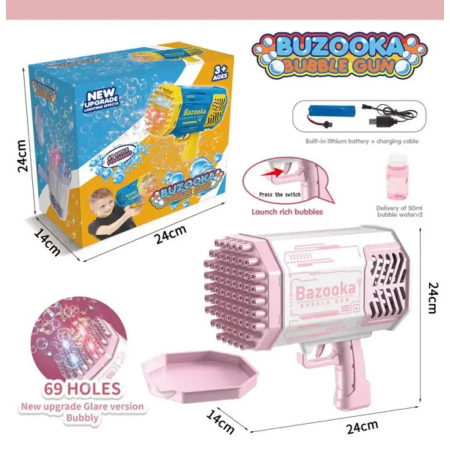 bubble gun with lights,