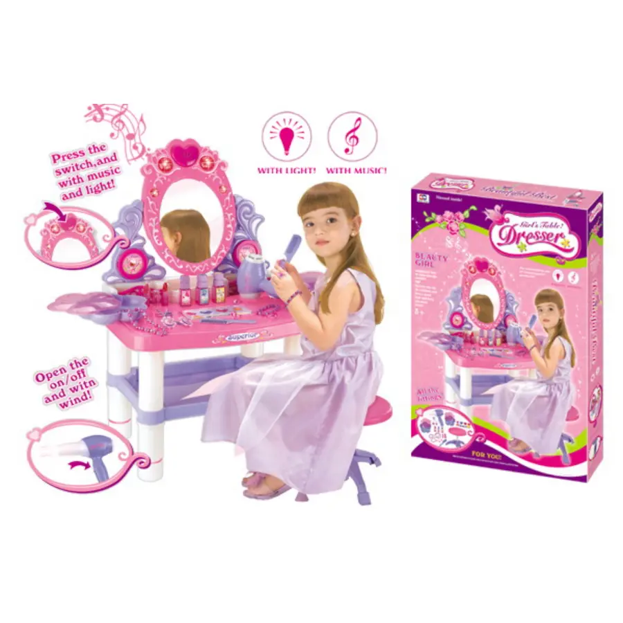 Girls Makeup Dressing Table - Stylish Vanity Set for Kids in the UK