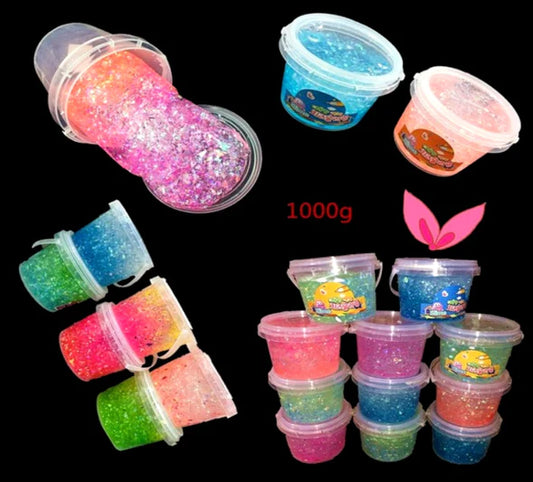 Glitter Crytal Slime Bucket