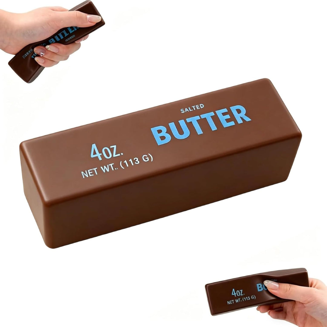 Chocolate butter bar squishy slow rising stress relief sensory fidget toy realistic food squishy UK