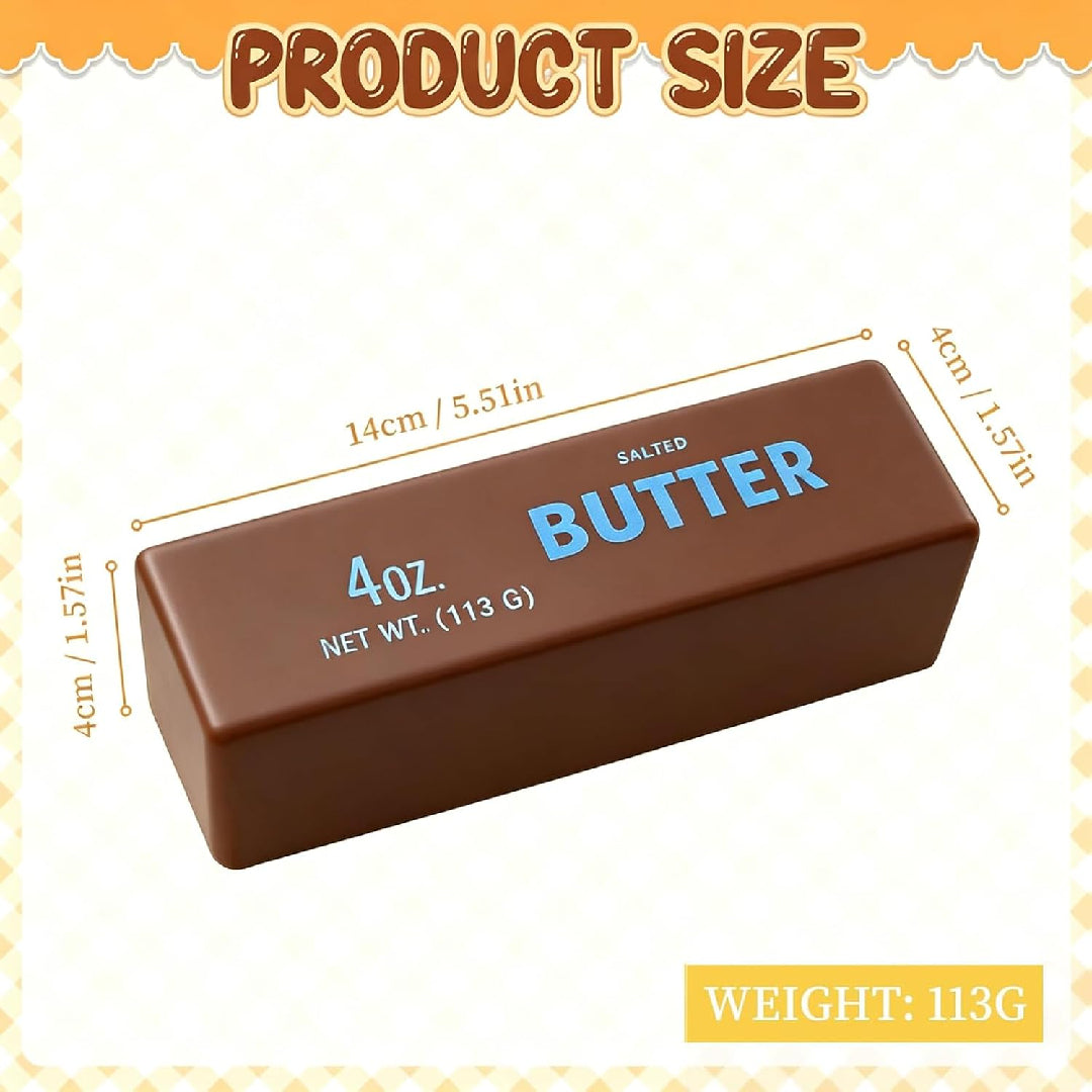 Chocolate butter bar squishy slow rising stress relief sensory fidget toy realistic food squishy UK