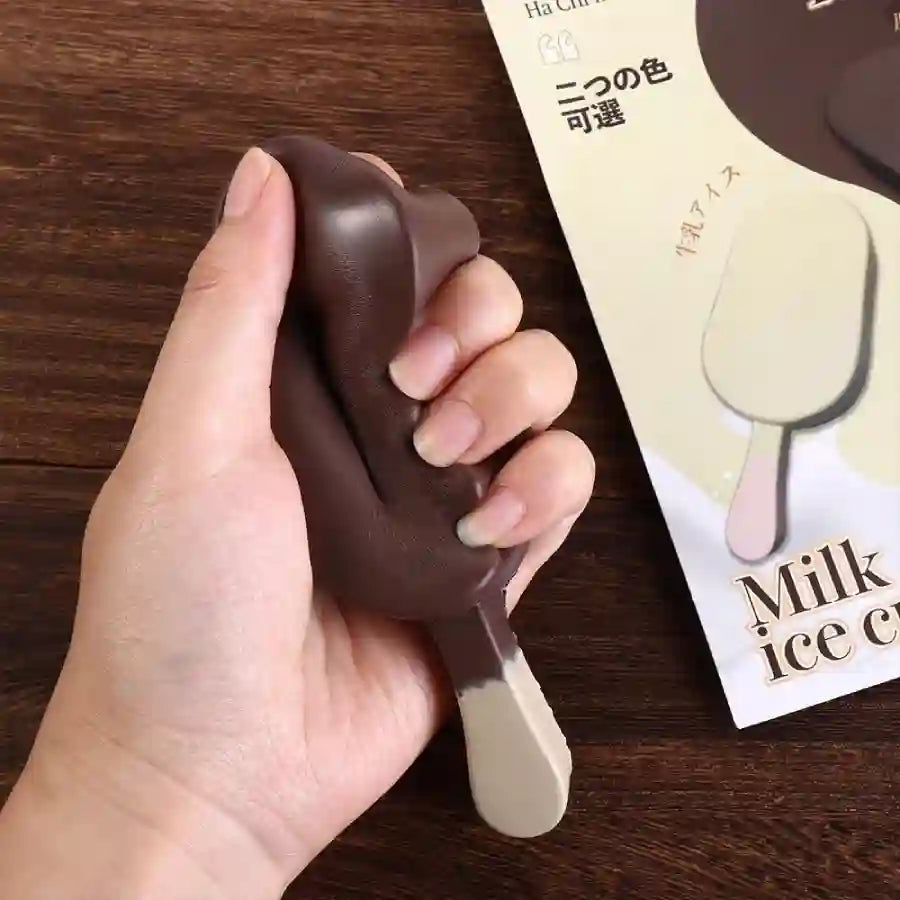 Hachimi popsicle ice cream squishy toy slow rising sensory fidget stress relief toy chocolate matcha strawberry UK