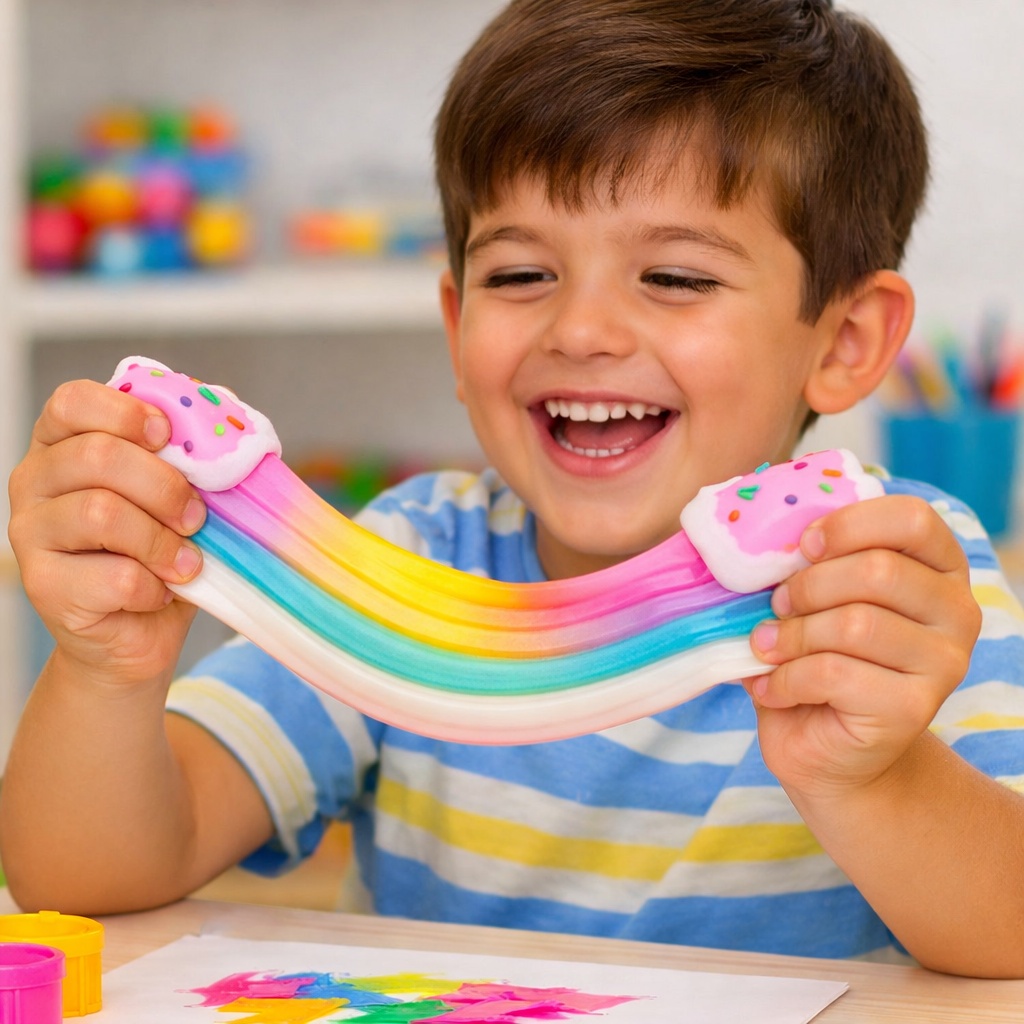 Peace O Cake Dough-Filled Slow Rising Squishy Fidget Toy