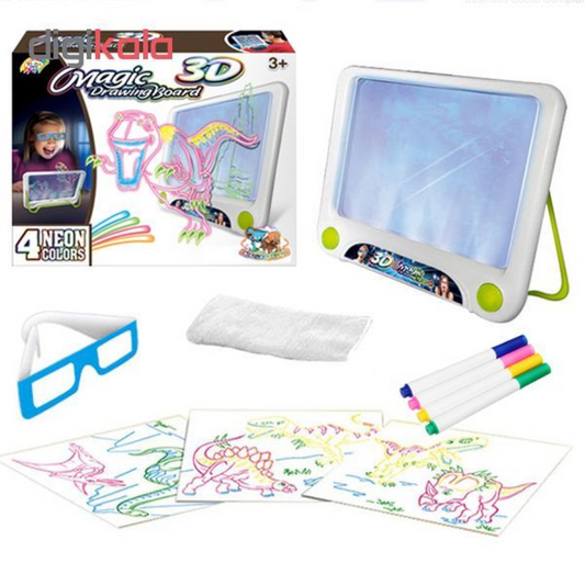 Magic Glow 3D Drawing Board with LED Lights