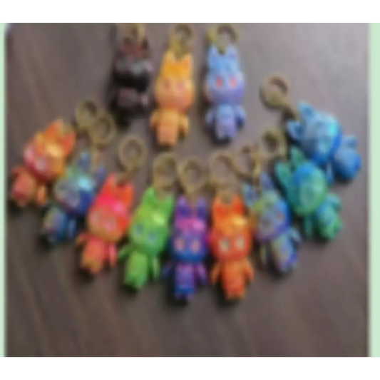 Adorable Plastic Cartoon Keychain Gift for Kids