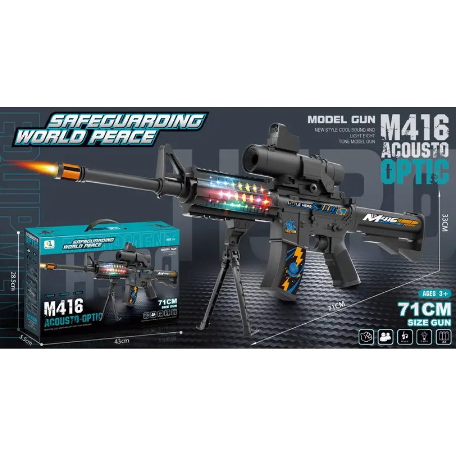 M416 Assault Rifle Toy for Kids Safe Fun Play