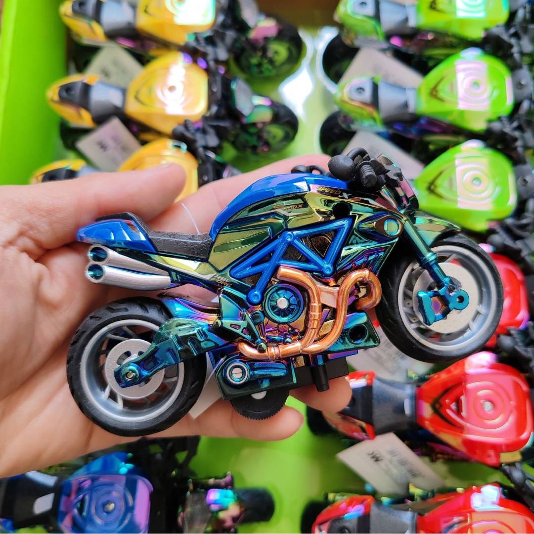 mini racing motorcycle diecast metal superbike model toy for kids collectible bike toy UK gift