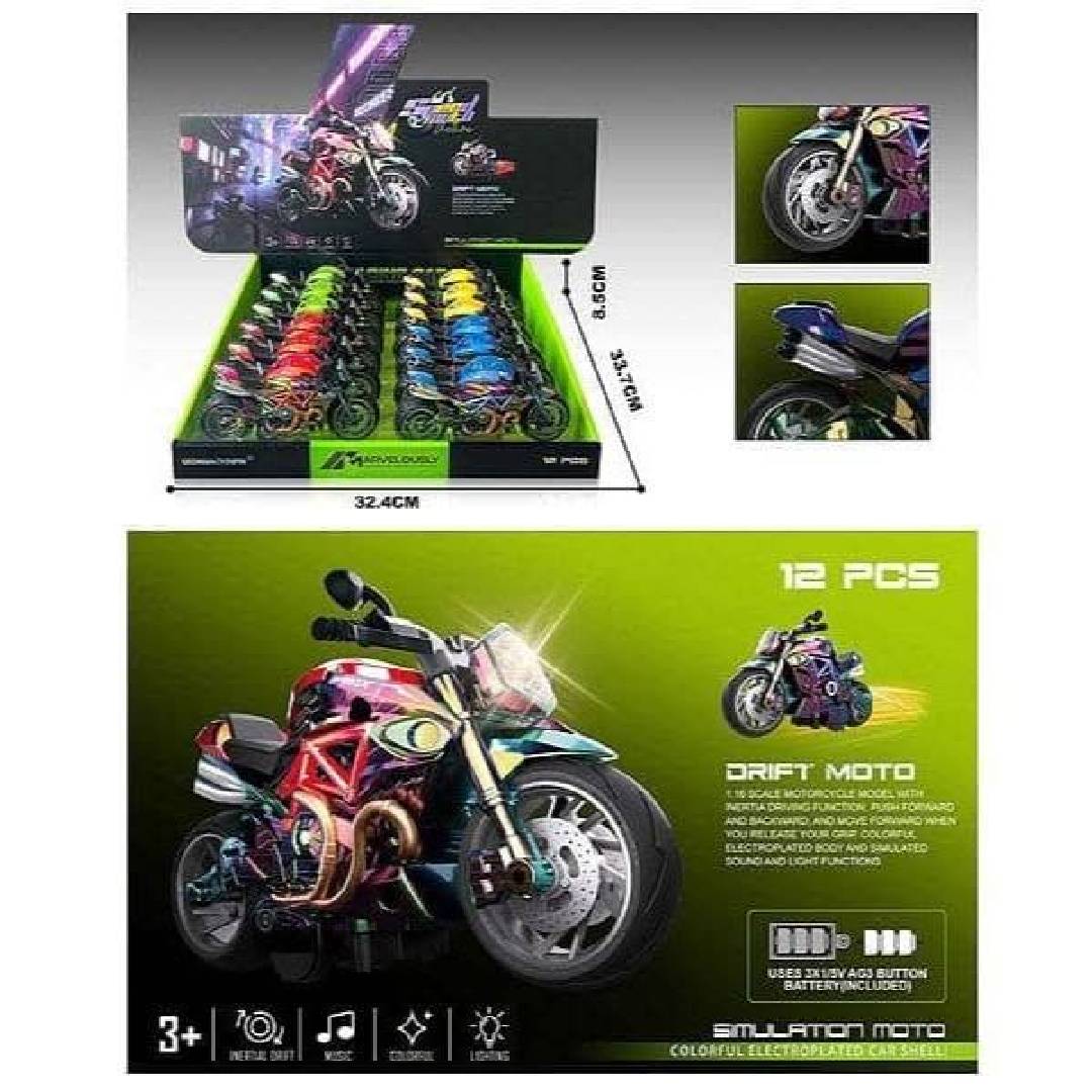 mini racing motorcycle diecast metal superbike model toy for kids collectible bike toy UK gift