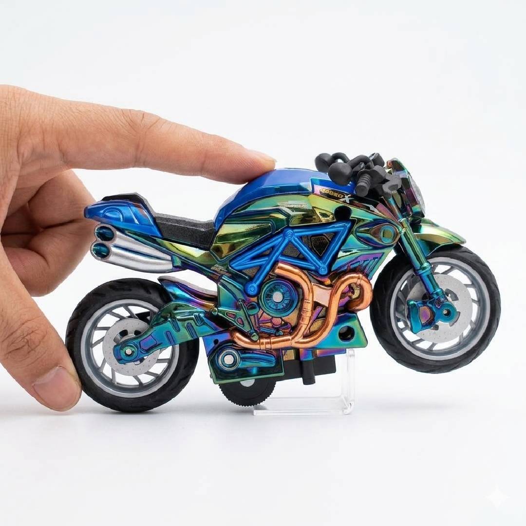 mini racing motorcycle diecast metal superbike model toy for kids collectible bike toy UK gift