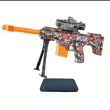 Gel Ball Blaster Glowing Gun - Electric Water Gun Toy with Stand