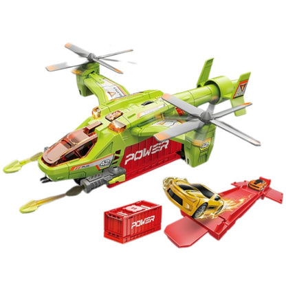 Fighter helicopter playset military aircraft toy green aviation adventure toy for kids role play rescue mission helicopter