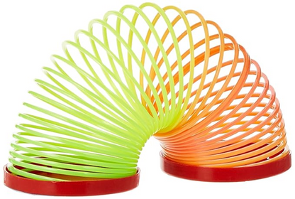 Jumbo Square Rainbow Plastic Spring for kids | Budget Store UK