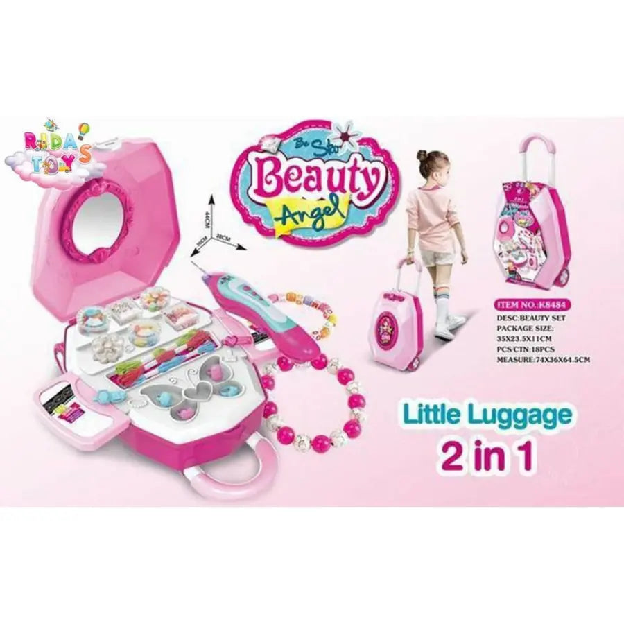 Beauty Angel Little Luggage Toy Set for Kids by Budget Store UK