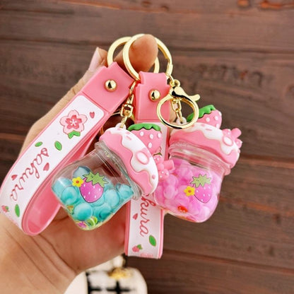 Adorable Key Rng Knitted Rabbit Keychain – Perfect Key Holder Gift for Kids