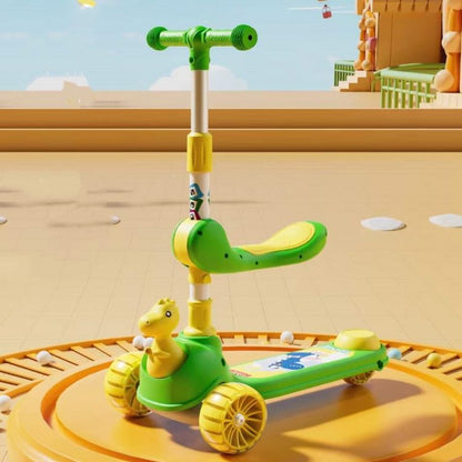 Dinosaur Scooter for KIds – Fun Ride-On Toy for Toddlers Boys Girls Outdoor Play