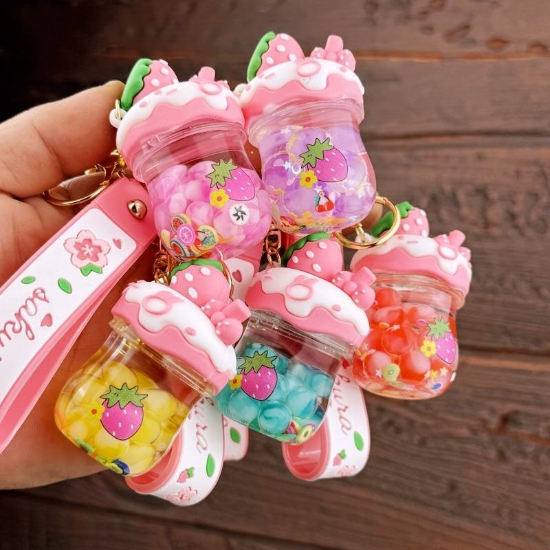 Adorable Key Rng Knitted Rabbit Keychain – Perfect Key Holder Gift for Kids