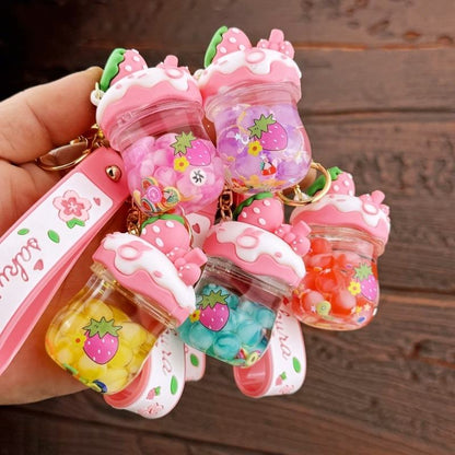 Adorable Key Rng Knitted Rabbit Keychain – Perfect Key Holder Gift for Kids