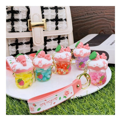 Adorable Key Rng Knitted Rabbit Keychain – Perfect Key Holder Gift for Kids