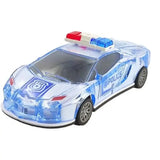 Police Car Toys Crystal LED Light,