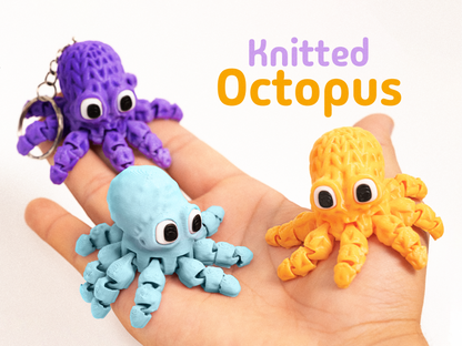 Adorable Octopus Keychain – Cute Car Key Ring & Fun Toy Accessory for Kids