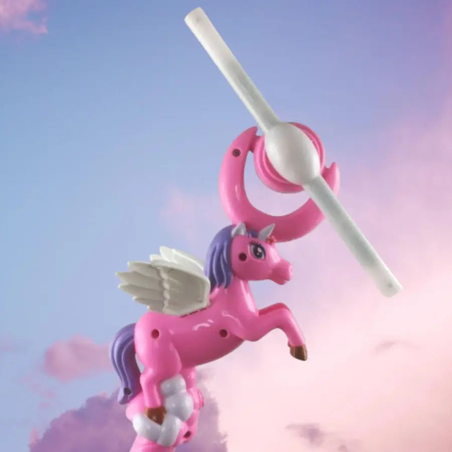 unicorn kids party toy windmill,