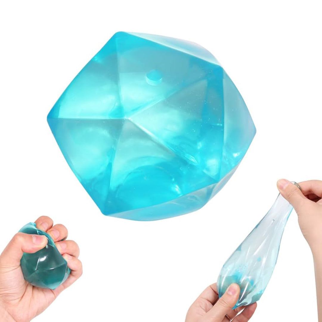 Masonry Ice diamond sugar cube squishy stress ball slow rising sensory fidget toy assorted colours UK