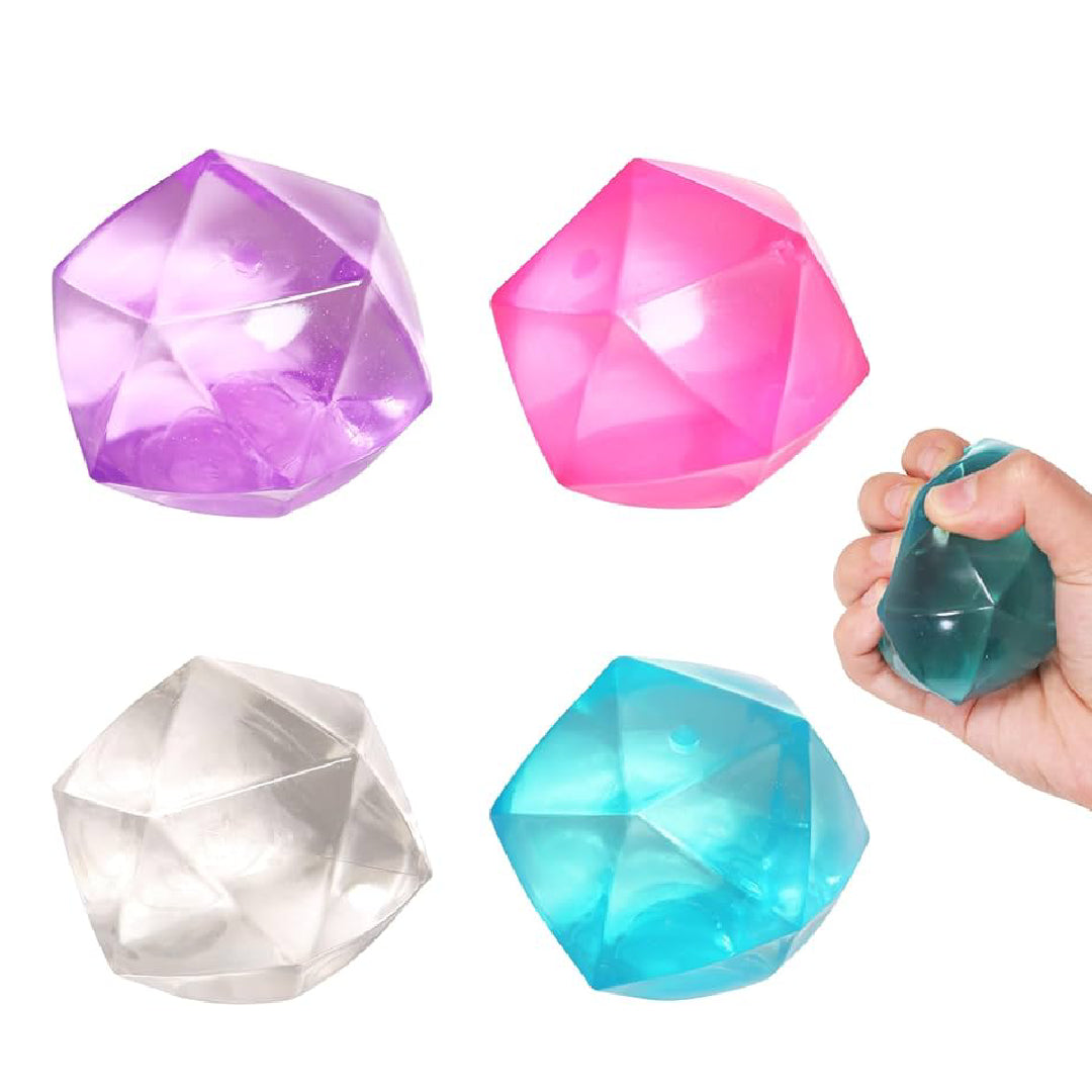 Masonry Ice diamond sugar cube squishy stress ball slow rising sensory fidget toy assorted colours UK