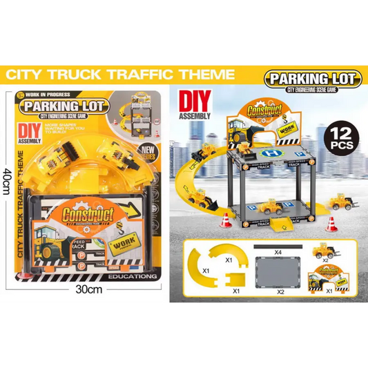 Plastic Garage Game Toys Parking Lot
