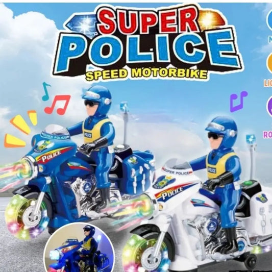 Police Motorbike Toy for Kids | Budget Store UK