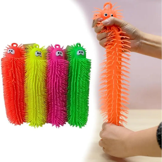 Light Up Puffer Caterpillar Fidget Toy at Budget Store UK! Buy It Now!