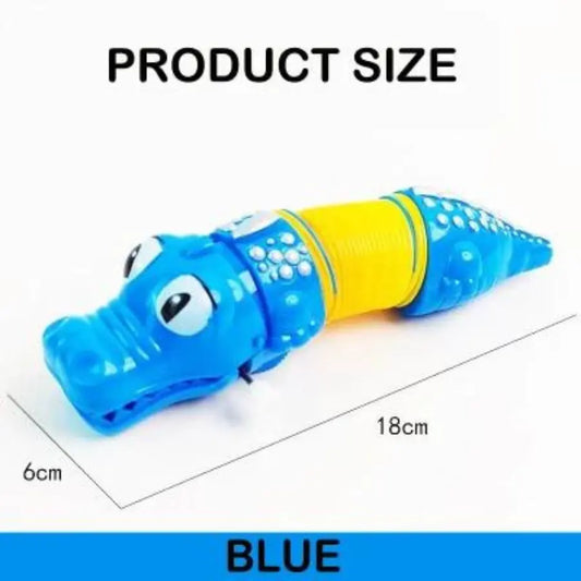 Rainbow Chain Crocodile Toy Fun for Kids Budget Store UK