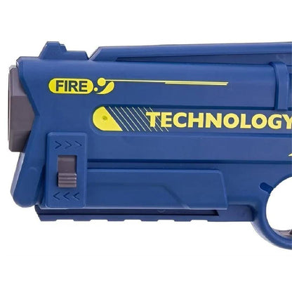Electric rechargeable water gun blaster toy for kids and adults with powerful long range spray for pool beach and garden water fights