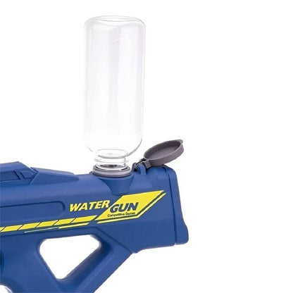 Electric rechargeable water gun blaster toy for kids and adults with powerful long range spray for pool beach and garden water fights