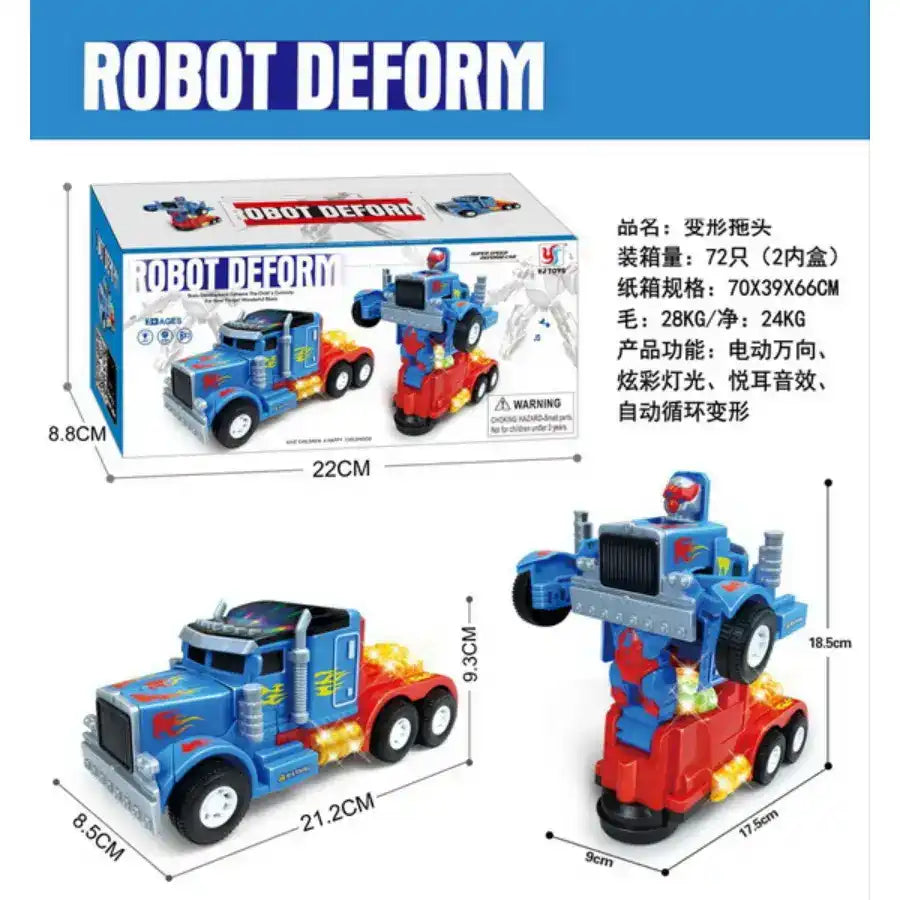 Robot Deform Truck Toy for Kids Buy Now at Budget Store UK