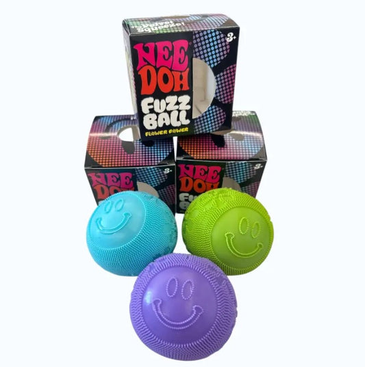 Fuzz Ball Soft Squishy Retro Fidget – Fuzzy Sensory Stress Toy