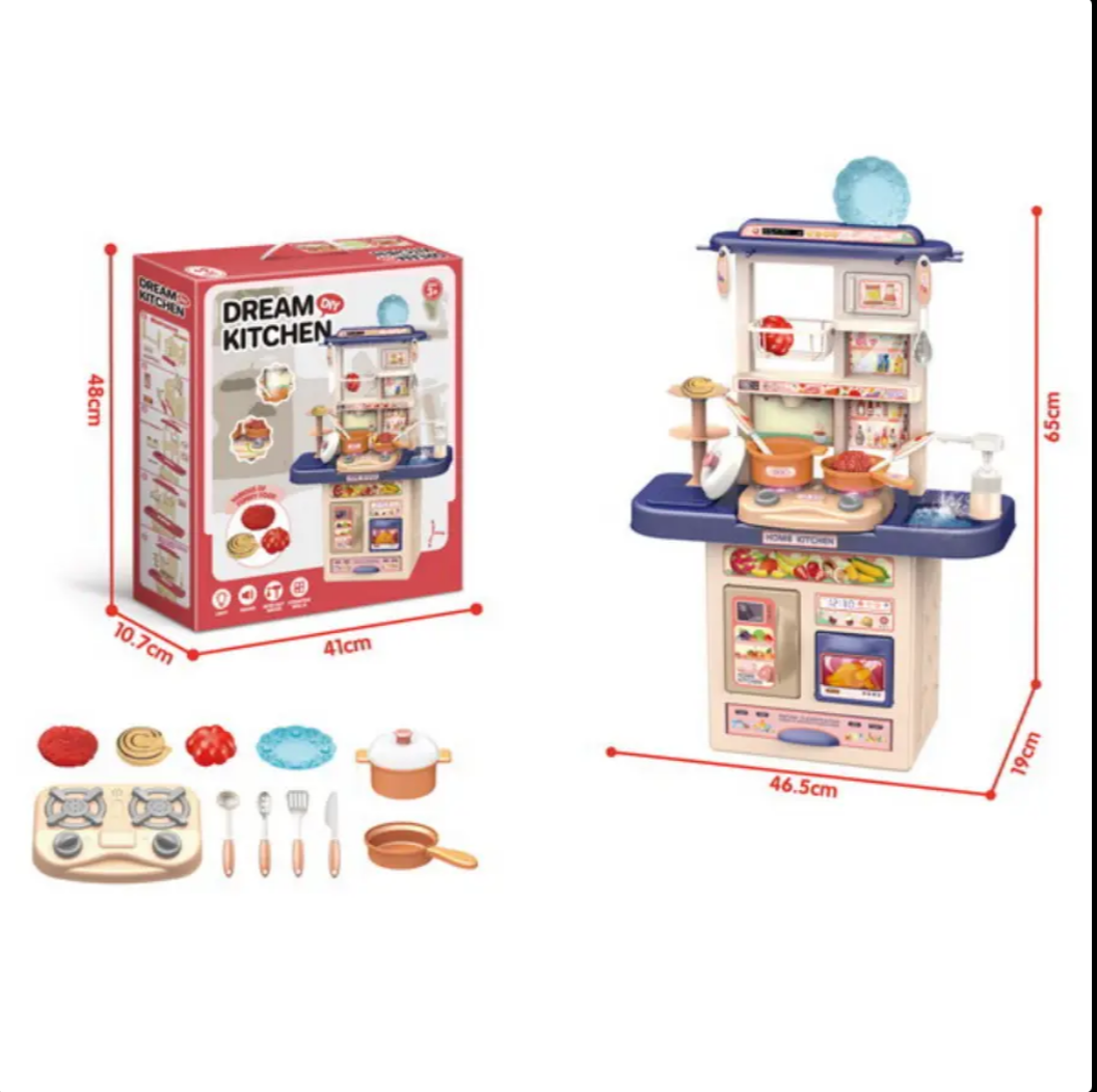 Kitchen Set for Kids - Light & Sound Effects Toy, Sparks Child's Imagination