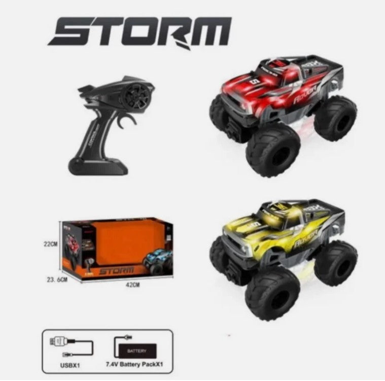 RC Monster Truck – Rechargeable Vehicles Off-Road Remote Control Car for Kids