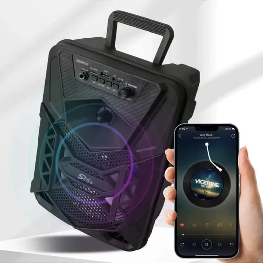 Portable PA System With Wireless Mic,