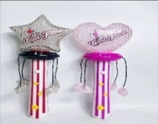 Magic Wand with LED Light Up - Kids Cool Flashing Toy Star Fairy Stick Wand for Pretend Play