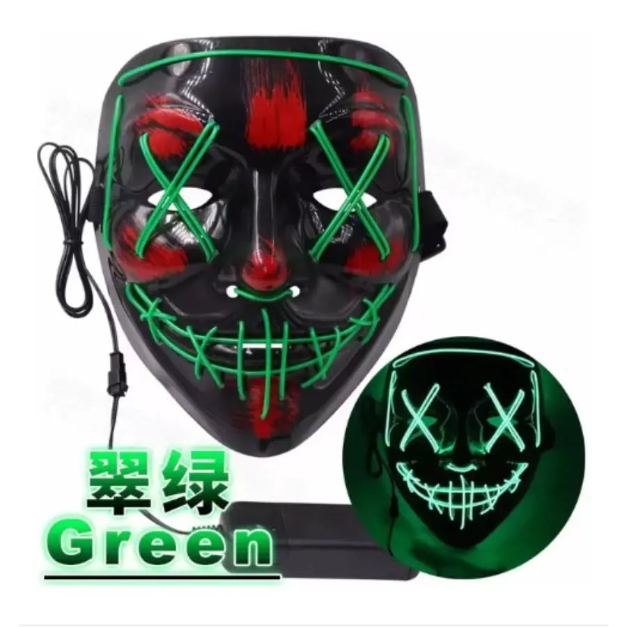 neon masks for halloween,	