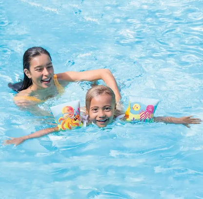 Intex Cute Marine Animals Fun & Colorful Arm Bands Inflatable Pool Toys for Kids