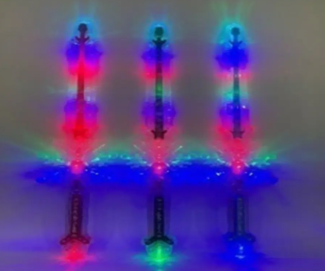 Snowflake Sword Toy - Princess Wand Light Up Toy for Indoor and Outdoor Sword Battles