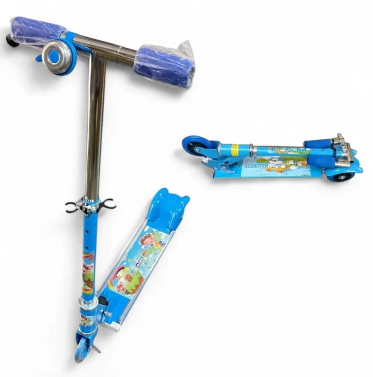 Foldable Scooter for Kids - Light & Sound 3 Wheel Mini Scooter Safe & Fun Ride